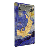 Vincent Van Gogh Starry Night Mini Klemmbrett (Schrägansicht)