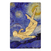 Vincent Van Gogh Starry Night Mini Klemmbrett (Rückseite)