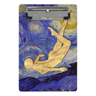 Vincent Van Gogh Starry Night Mini Klemmbrett