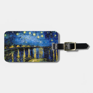 Vincent Van Gogh Starry Night Over the Rhone 1888 Gepäckanhänger