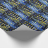 Vincent Van Gogh Starry Night Over the Rhone 1888 Geschenkpapier (Ecke)