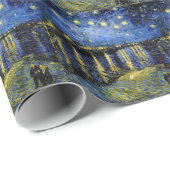 Vincent Van Gogh Starry Night Over the Rhone 1888 Geschenkpapier (Rolleneckpunkt)