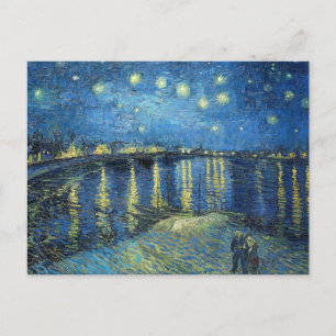 Vincent Van Gogh Starry Night Over the Rhone 1888 Postkarte