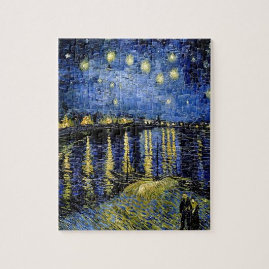 Vincent Van Gogh Starry Night Over the Rhone 1888 Puzzle (Vertikal)