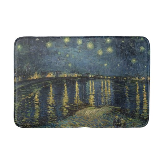 Vincent van Gogh | Starry Night Over the Rhone Badematte (Vorderseite)