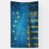Vincent Van Gogh Starry Night Over the Rhone Banner (Vertikal)