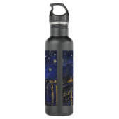 Vincent van Gogh Starry Night Over The Rhone Edelstahlflasche (Rückseite)