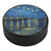 Vincent van Gogh - Starry Night Over the Rhone Eishockey Puck (3/4)