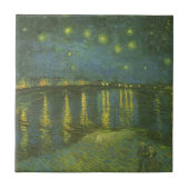 Vincent van Gogh - Starry Night Over the Rhone Fliese (Vorderseite)