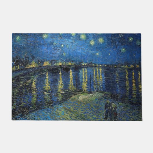 Vincent van Gogh - Starry Night Over the Rhone Fußmatte (Vorderseite)