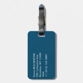 Vincent van Gogh - Starry Night Over the Rhone Gepäckanhänger (Rückseite vertikal)