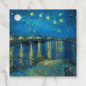 Vincent Van Gogh Starry Night Over the Rhone Geschenkanhänger (Vorderseite)