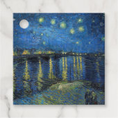 Vincent van Gogh - Starry Night Over the Rhone Geschenkanhänger (Vorderseite)