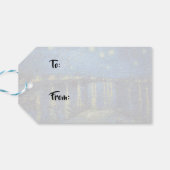 Vincent van Gogh - Starry Night Over the Rhone Geschenkanhänger (Rückseite Horizontal)