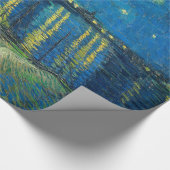 Vincent Van Gogh Starry Night Over the Rhone Geschenkpapier (Ecke)