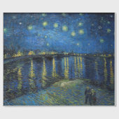 Vincent van Gogh - Starry Night Over the Rhone Geschenkpapier (Flach)