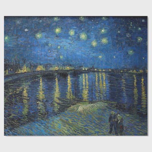 Vincent van Gogh - Starry Night Over the Rhone Geschenkpapier (Flach)