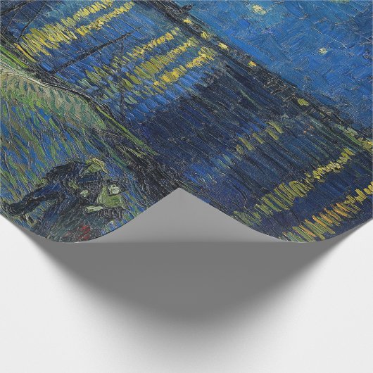 Vincent van Gogh - Starry Night Over the Rhone Geschenkpapier (Ecke)