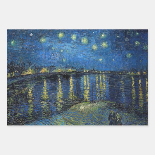 Vincent van Gogh - Starry Night Over the Rhone Geschenkpapier Set (Vorderseite 2)
