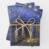 Vincent van Gogh Starry Night Over The Rhone Geschenkpapier Set (Beispiel)