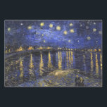 Vincent van Gogh Starry Night Over The Rhone Geschenkpapier Set<br><div class="desc">Vincent Van Gogh Starry Night Over the Rhone Starry Night Over the Rhone (September 1888) ist eines der Gemälde von Vincent van Gogh über Arles in der Nacht in Arles. Es wurde an einer Stelle am Ufer der Rhone gemalt, die nur ein oder zwei Minuten zu Fuß vom Gelben Haus...</div>