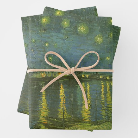 Vincent van Gogh - Starry Night Over the Rhone Geschenkpapier Set (Beispiel)