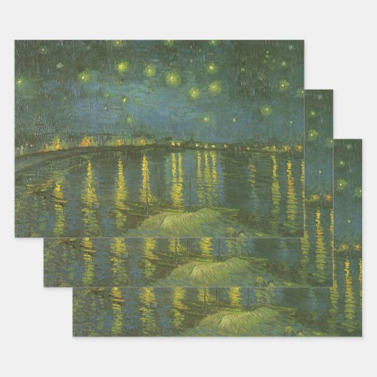 Vincent van Gogh - Starry Night Over the Rhone Geschenkpapier Set (Set)