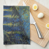 Vincent van Gogh - Starry Night Over the Rhone Geschirrtuch (Viertel Falte)