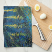 Vincent Van Gogh Starry Night Over the Rhone Geschirrtuch (Viertel Falte)