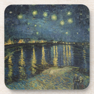 Vincent van Gogh Starry Night Over the Rhone Getränkeuntersetzer