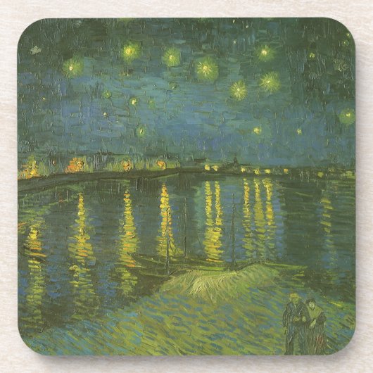 Vincent van Gogh - Starry Night Over the Rhone Getränkeuntersetzer (Vorderseite)