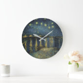 Vincent van Gogh | Starry Night Over the Rhone Große Wanduhr (Zuhause)