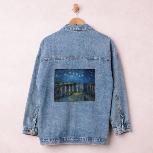 Vincent van Gogh - Starry Night Over the Rhone Jeansjacke (Hangar)