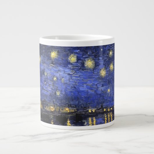 Vincent van Gogh Starry Night Over The Rhone Jumbo-Tasse (Vorderseite)