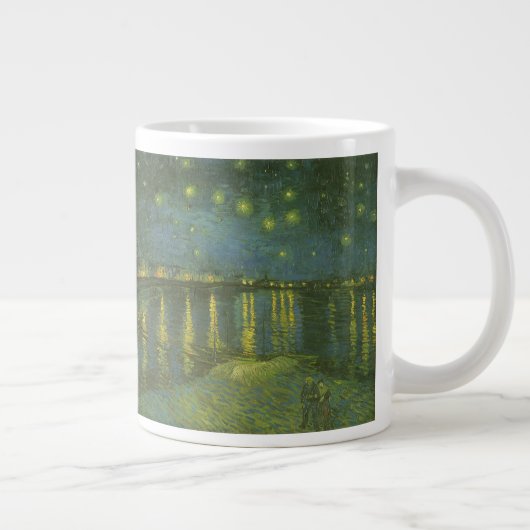 Vincent van Gogh - Starry Night Over the Rhone Jumbo-Tasse (Rechts)