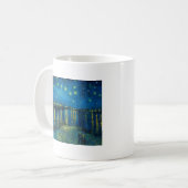 Vincent Van Gogh Starry Night Over the Rhone Kaffeetasse (Vorderseite Links)