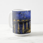 Vincent van Gogh Starry Night Over The Rhone Kaffeetasse (Vorderseite Links)