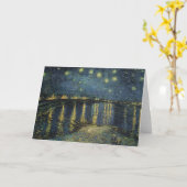 Vincent van Gogh | Starry Night Over the Rhone Karte (Gelbe Blume)