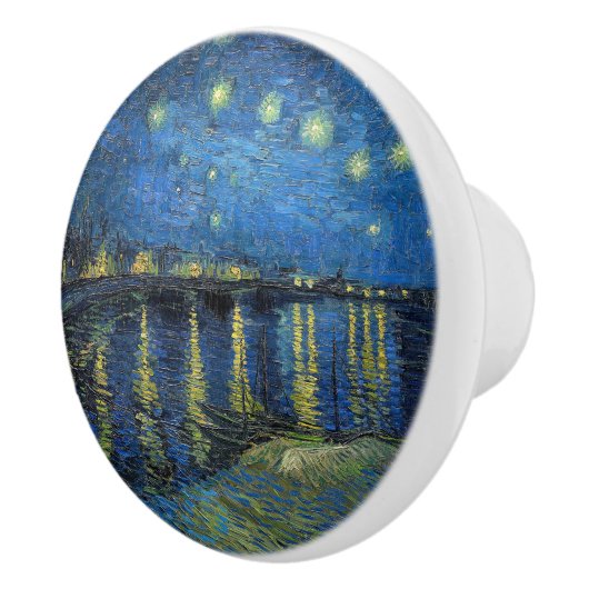 Vincent van Gogh - Starry Night Over the Rhone Keramikknauf (Rechts)