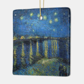 Vincent van Gogh - Starry Night Over the Rhone Keramikornament (Links)