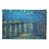 Vincent Van Gogh Starry Night Over the Rhone Kissenbezug (Rückseite)