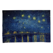 Vincent Van Gogh "Starry Night Over the Rhone" Kissenbezug (Vorderseite-Rechts)
