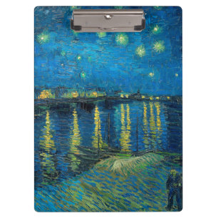 Vincent Van Gogh Starry Night Over the Rhone Klemmbrett