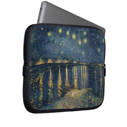Vincent van Gogh | Starry Night Over the Rhone Laptopschutzhülle (Vorne Rechts)