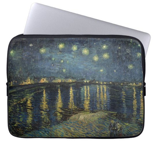 Vincent van Gogh | Starry Night Over the Rhone Laptopschutzhülle (Vorderseite)