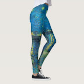 Vincent Van Gogh Starry Night Over the Rhone Leggings (Rechts)