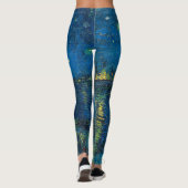 Vincent Van Gogh Starry Night Over the Rhone Leggings (Rückseite)