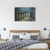 Vincent van Gogh | Starry Night Over the Rhone Leinwanddruck (Insitu (Schlafzimmer))