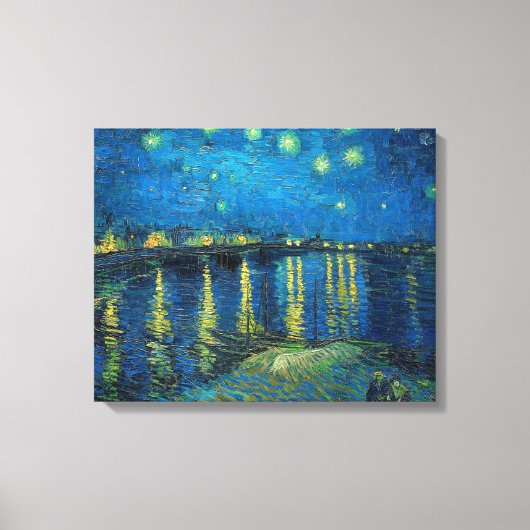 Vincent Van Gogh Starry Night Over the Rhone Leinwanddruck (Vorderseite)