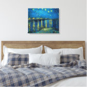 Vincent Van Gogh Starry Night Over the Rhone Leinwanddruck (Insitu (Schlafzimmer))